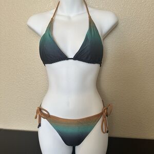 Victorias Secret String Bikini Swimsuit Small Jewel Triangle Itsy Bitsy Teeny